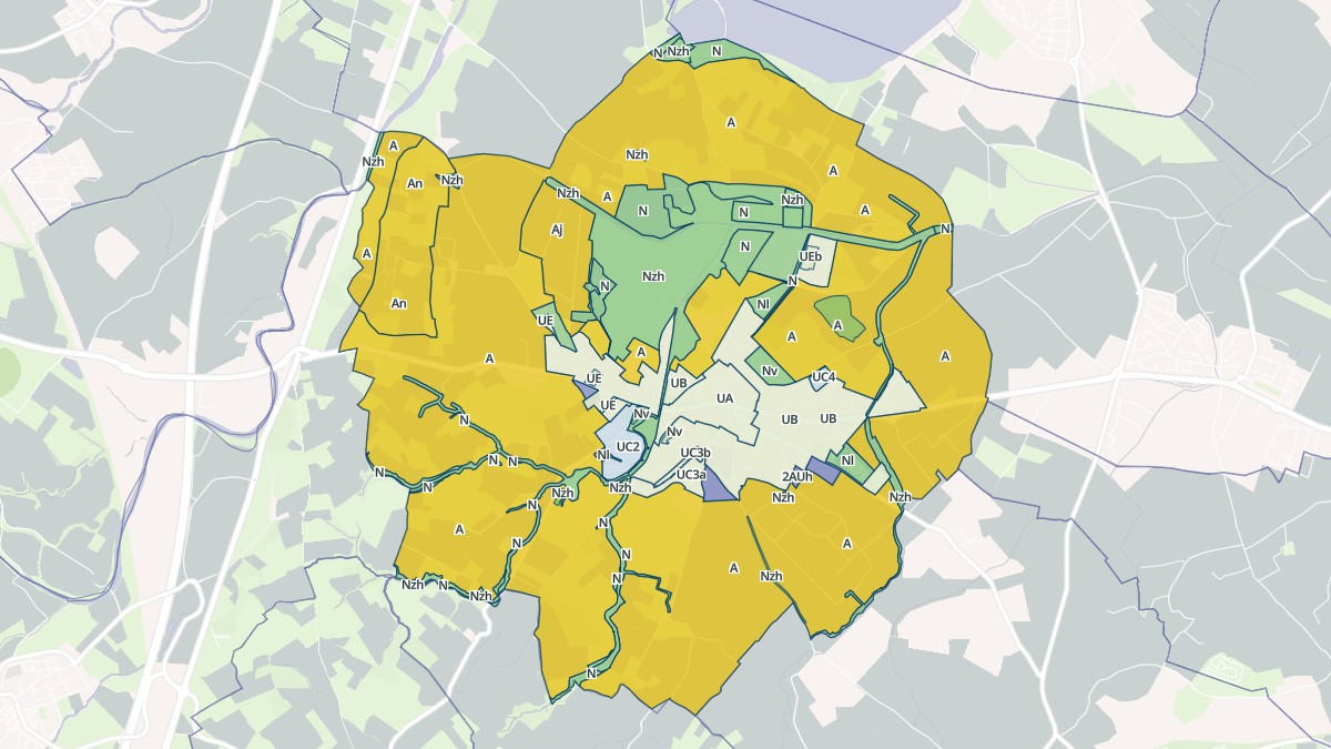 Aperçu cartographique de Bages, centré sur la commune