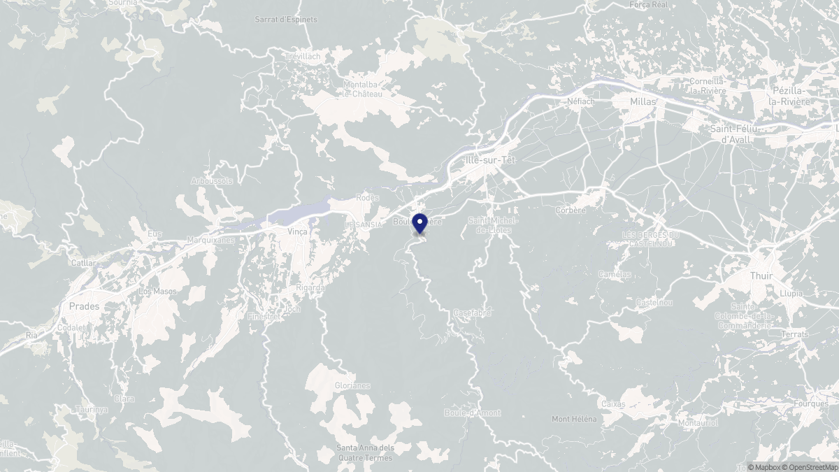 Aperçu cartographique de Bouleternère, centré sur la commune