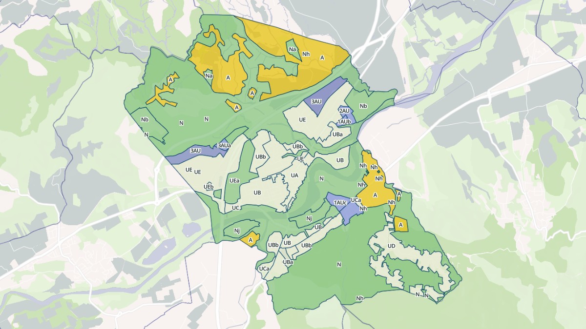 Aperçu cartographique de Le Boulou, centré sur la commune