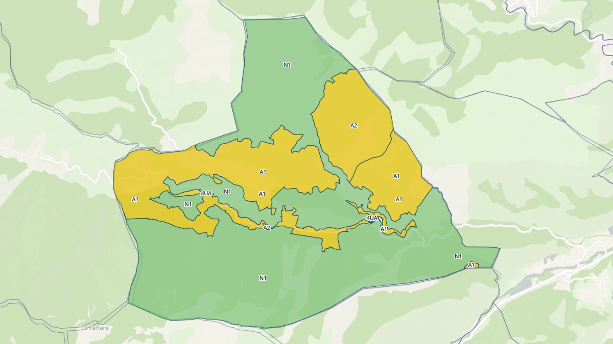 Aperçu cartographique de Conat, centré sur la commune