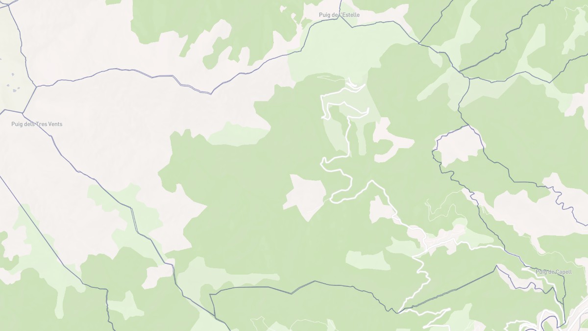 Aperçu cartographique de Corsavy, centré sur la commune