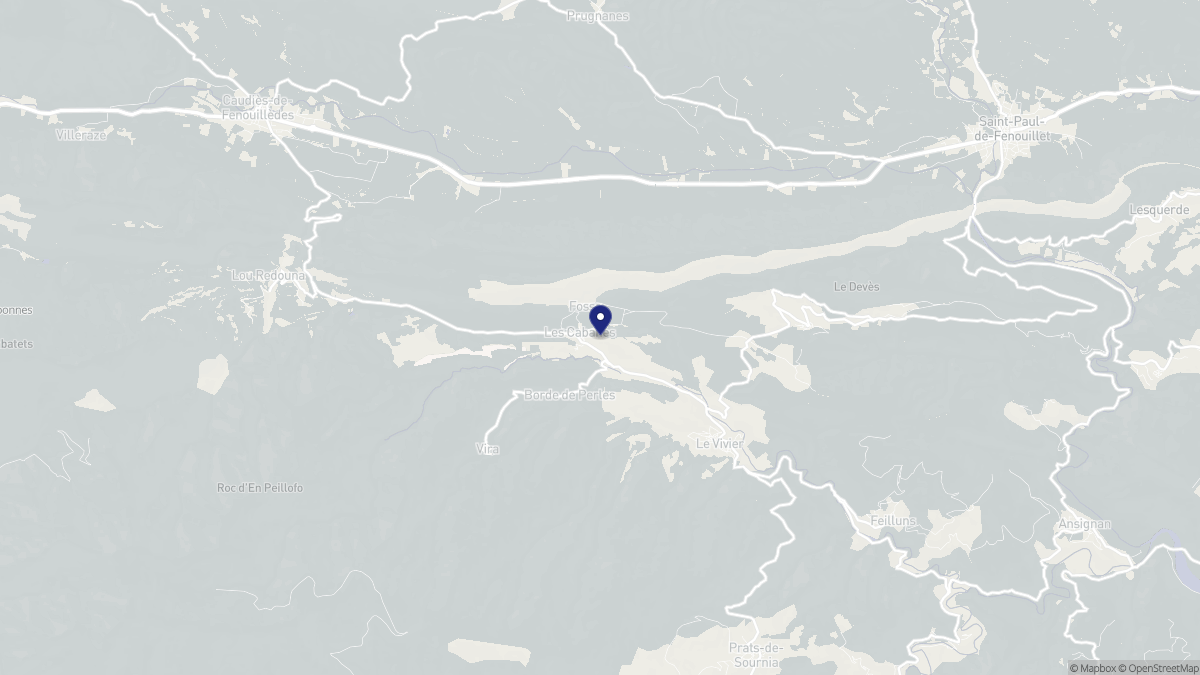 Aperçu cartographique de Fosse, centré sur la commune