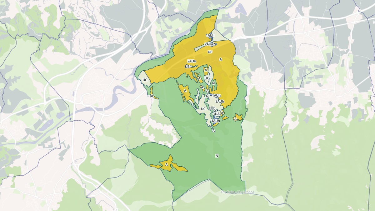 Aperçu cartographique de Montesquieu-des-Albères, centré sur la commune