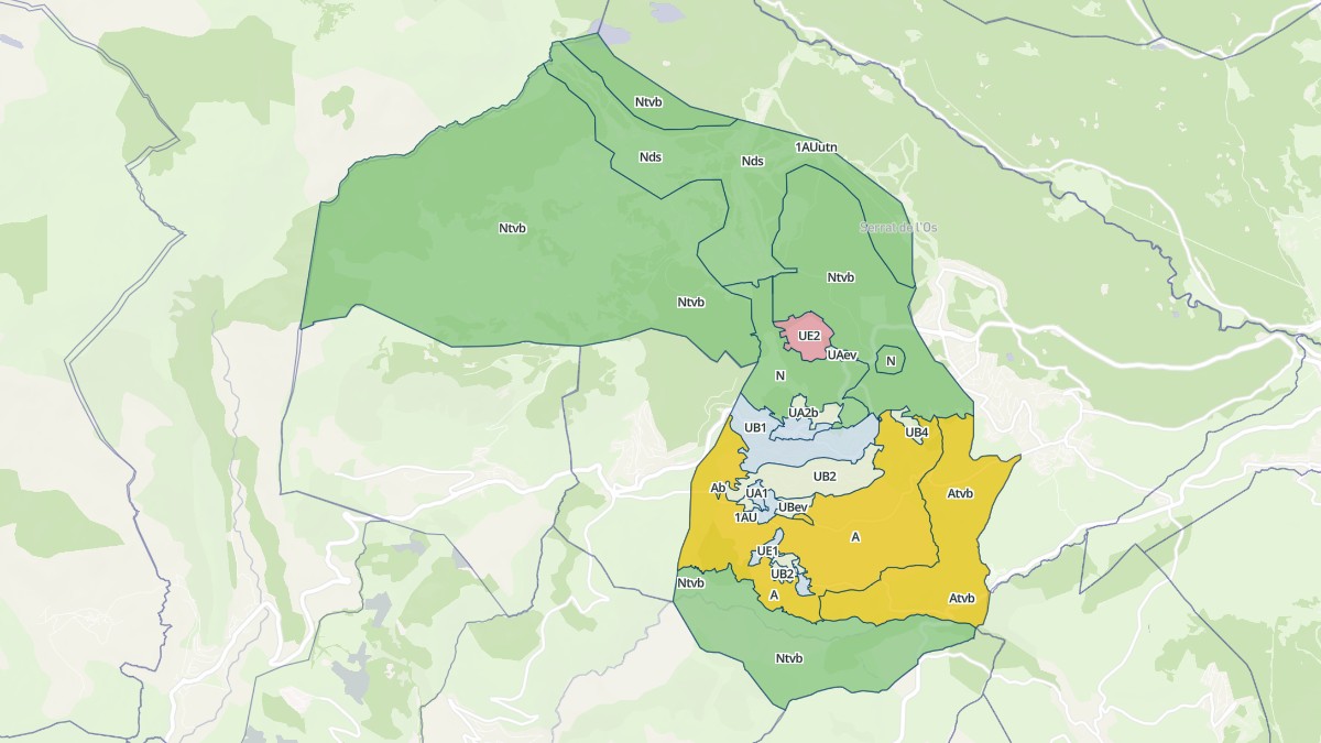 Aperçu cartographique de Font-Romeu-Odeillo-Via, centré sur la commune