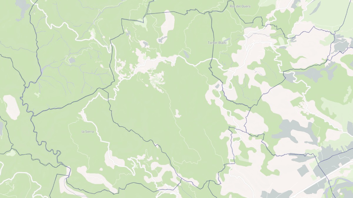 Aperçu cartographique de Oms, centré sur la commune