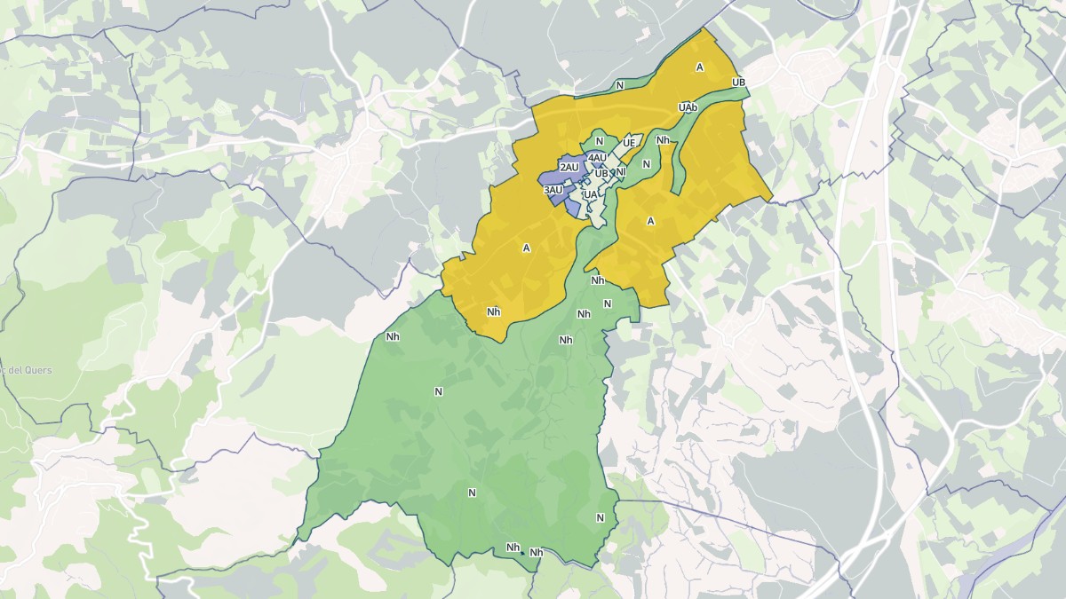 Aperçu cartographique de Passa, centré sur la commune