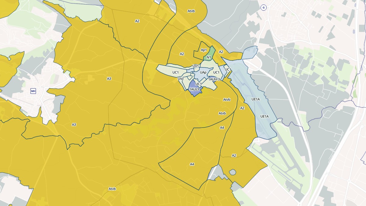 Aperçu cartographique de Peyrestortes, centré sur la commune
