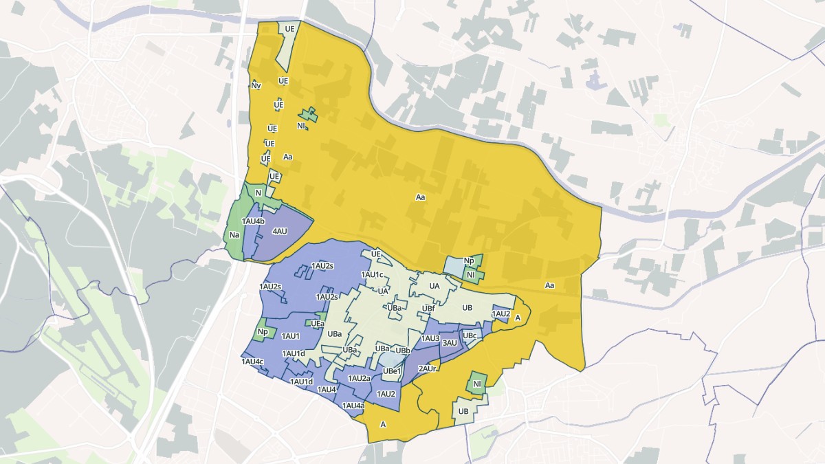 Aperçu cartographique de Pia, centré sur la commune