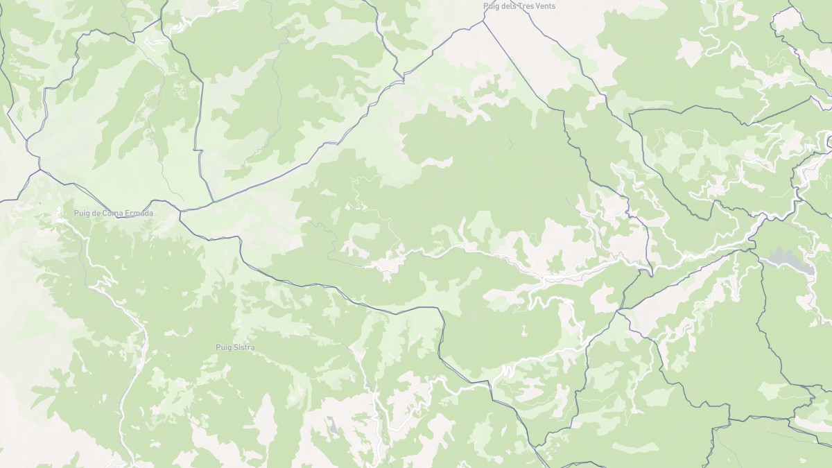 Aperçu cartographique de Prats-de-Mollo-la-Preste, centré sur la commune