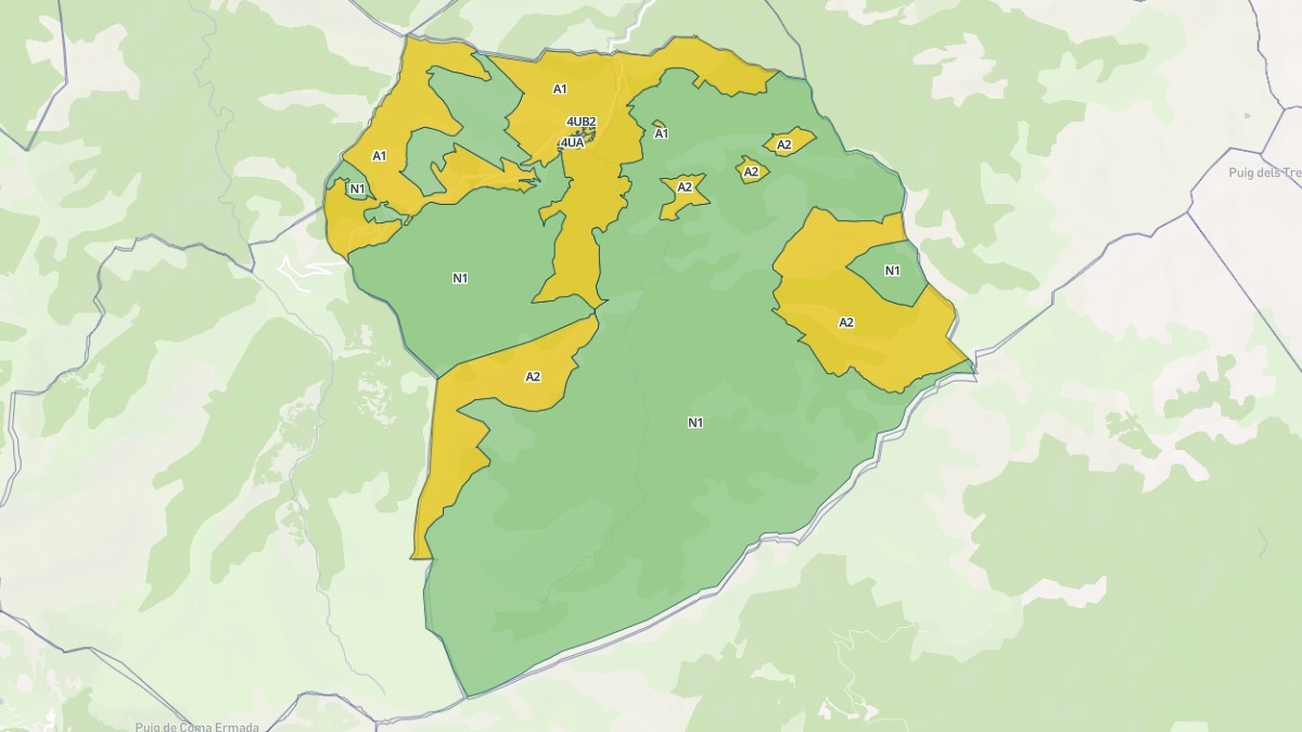 Aperçu cartographique de Py, centré sur la commune