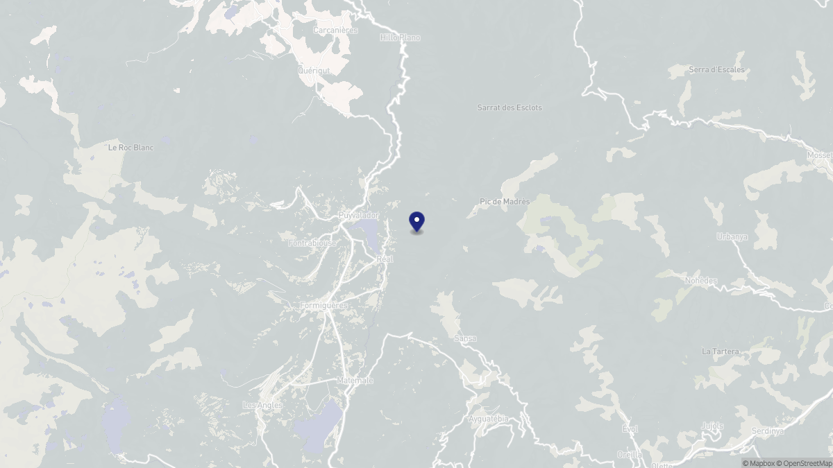 Aperçu cartographique de Réal, centré sur la commune