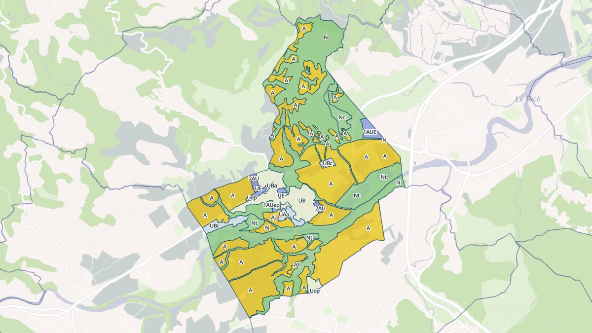 Aperçu cartographique de Saint-Jean-Pla-de-Corts, centré sur la commune