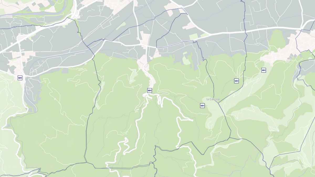 Aperçu cartographique de Saint-Michel-de-Llotes, centré sur la commune