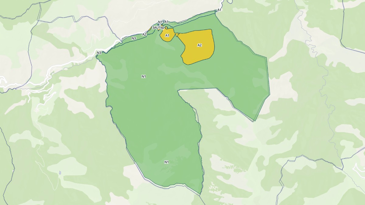 Aperçu cartographique de Thuès-Entre-Valls, centré sur la commune