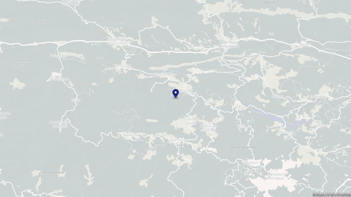 Aperçu cartographique de Le Vivier, centré sur la commune