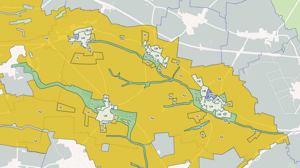 Aperçu cartographique de Berstett, centré sur la commune