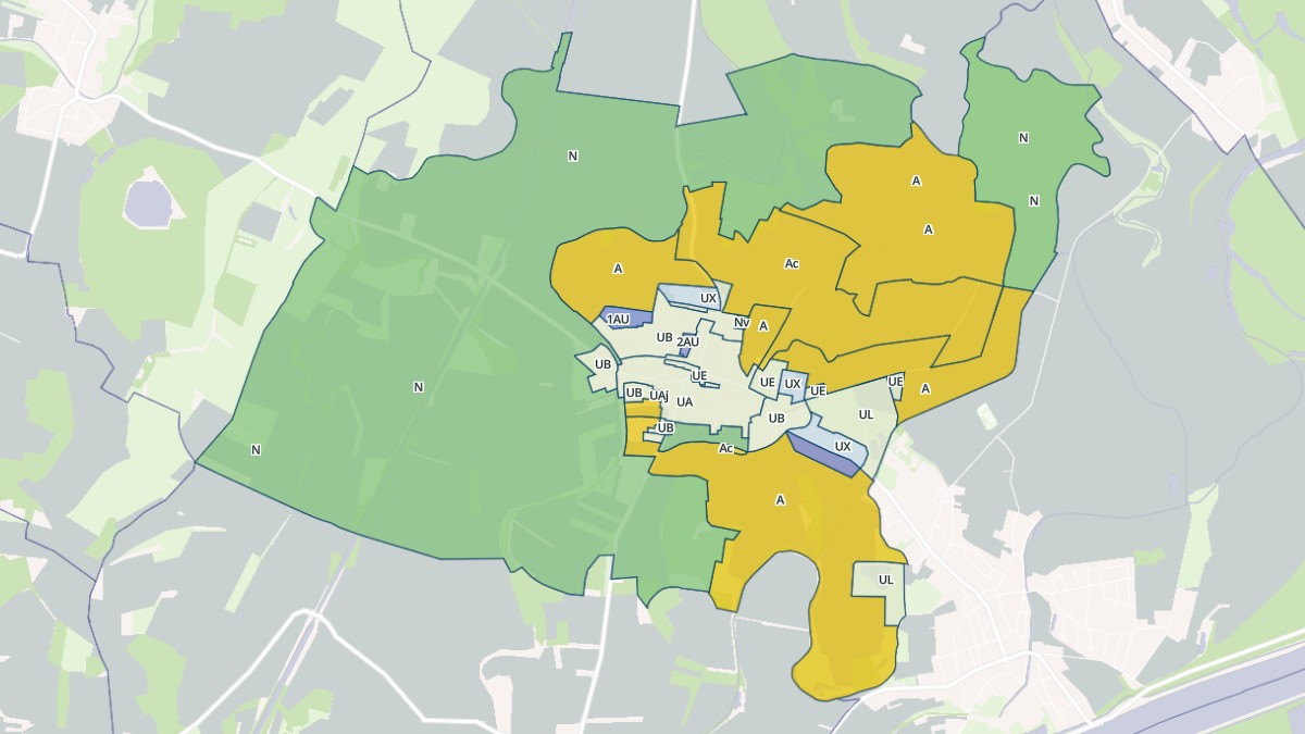 Aperçu cartographique de Boofzheim, centré sur la commune