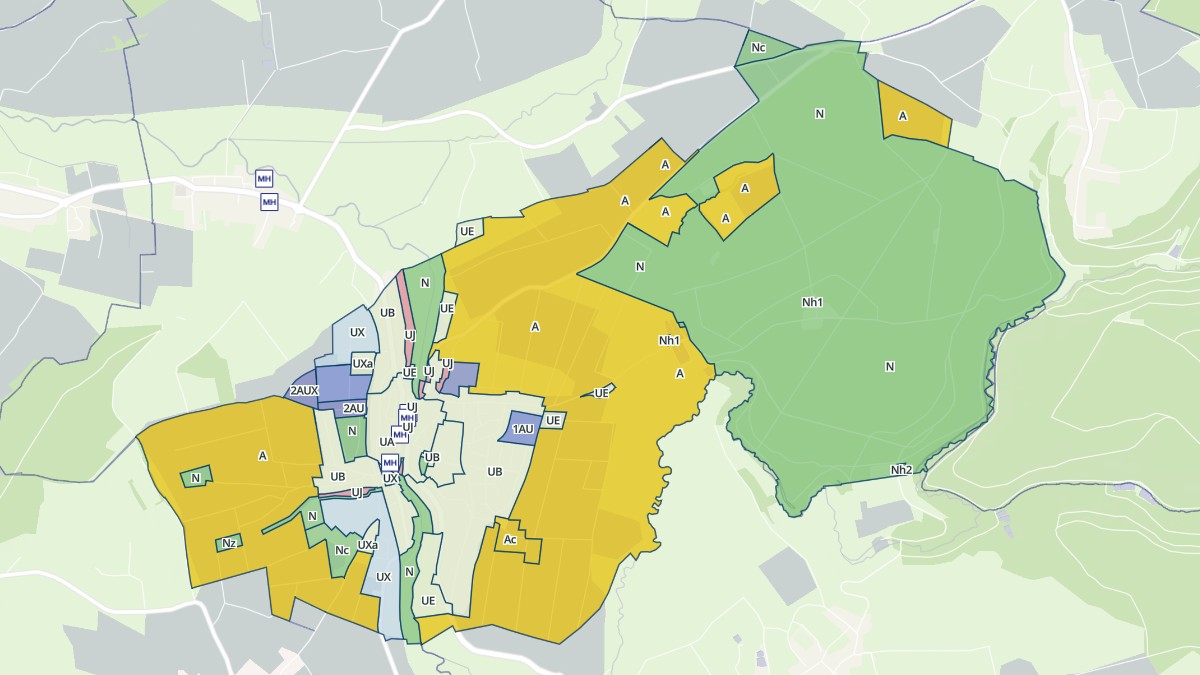 Aperçu cartographique de Diemeringen, centré sur la commune