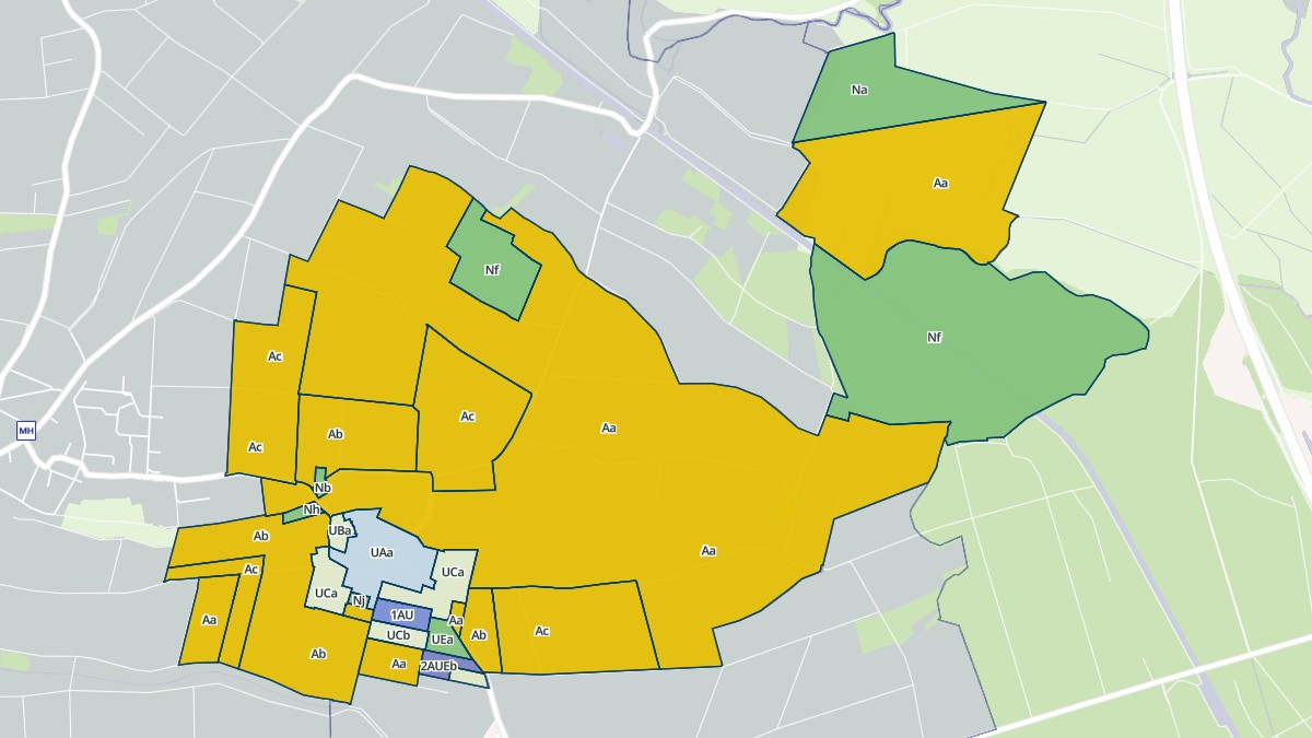 Aperçu cartographique de Donnenheim, centré sur la commune