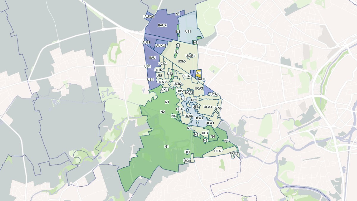 Aperçu cartographique de Eckbolsheim, centré sur la commune