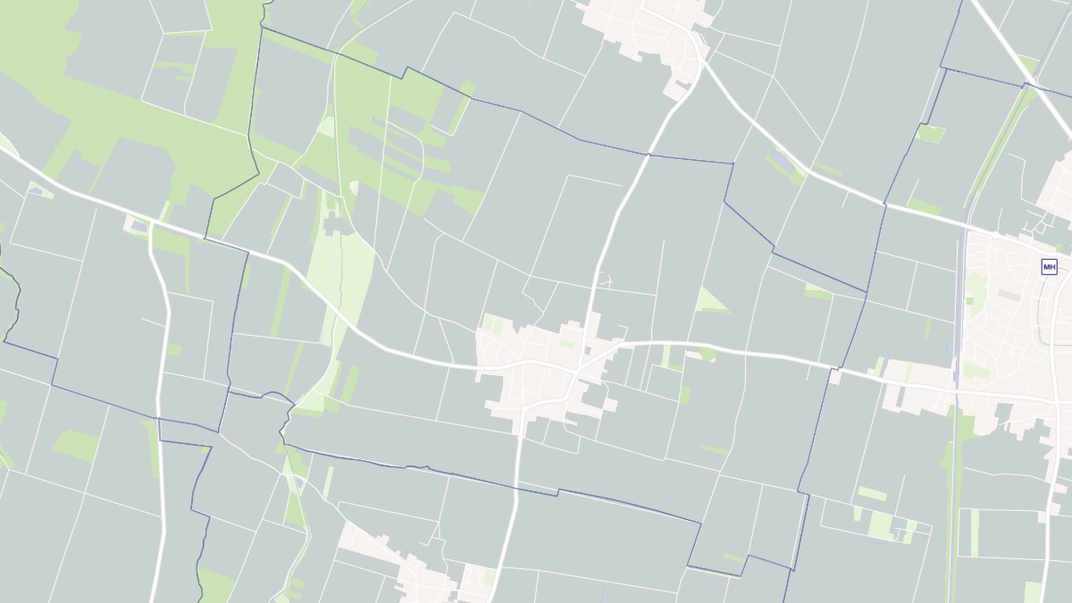 Aperçu cartographique de Elsenheim, centré sur la commune