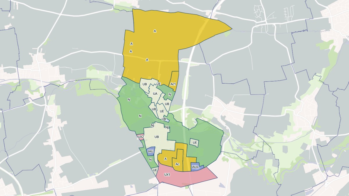 Aperçu cartographique de Ernolsheim-Bruche, centré sur la commune