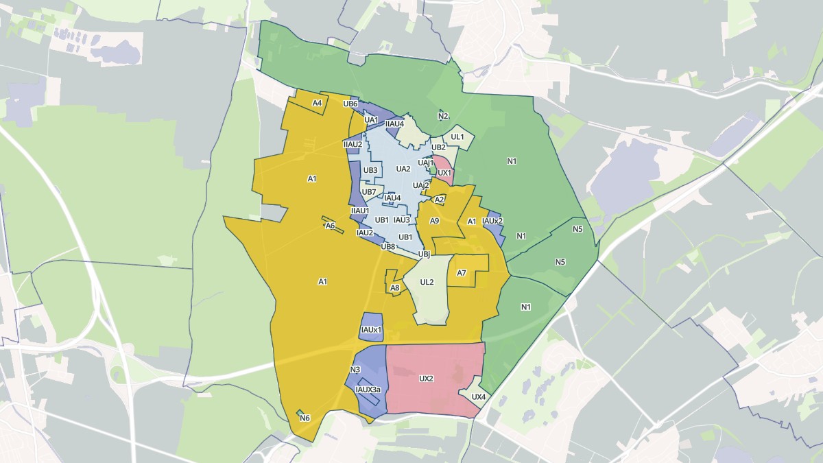 Aperçu cartographique de Hœrdt, centré sur la commune