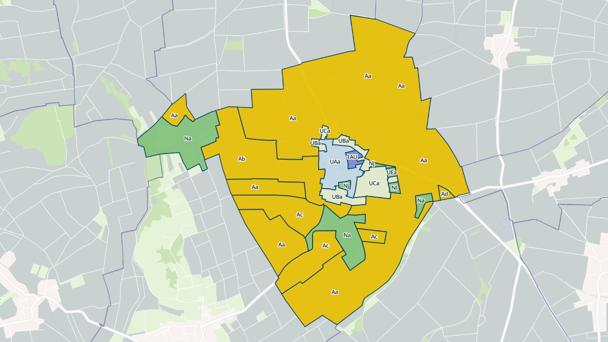 Aperçu cartographique de Huttendorf, centré sur la commune
