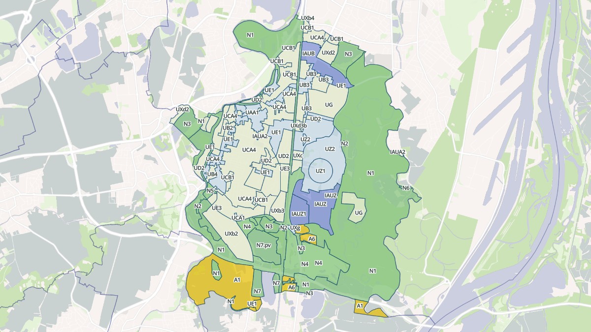 Aperçu cartographique de Illkirch-Graffenstaden, centré sur la commune