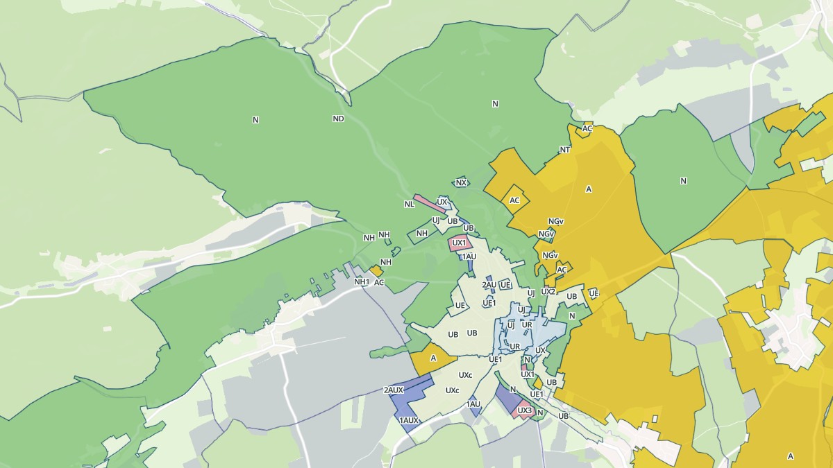 Aperçu cartographique de Ingwiller, centré sur la commune