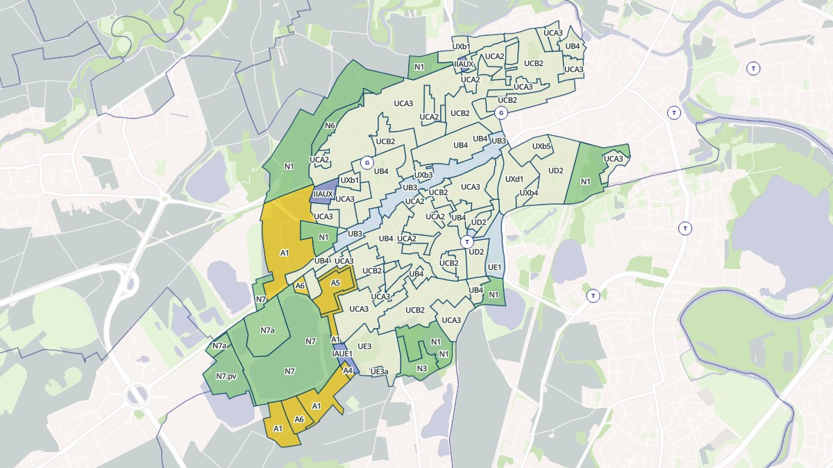 Aperçu cartographique de Lingolsheim, centré sur la commune