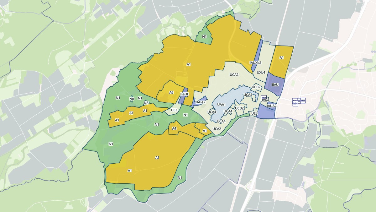 Aperçu cartographique de Lipsheim, centré sur la commune