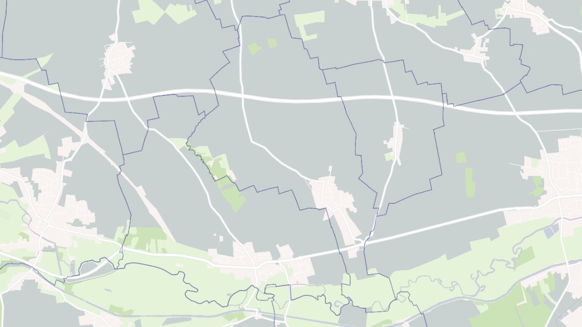 Aperçu cartographique de Melsheim, centré sur la commune