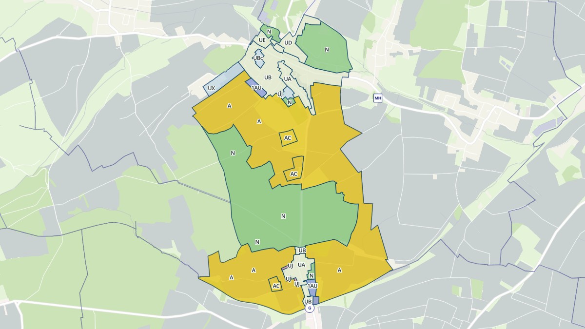 Aperçu cartographique de Merkwiller-Pechelbronn, centré sur la commune