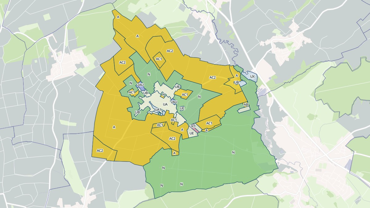 Aperçu cartographique de Mietesheim, centré sur la commune