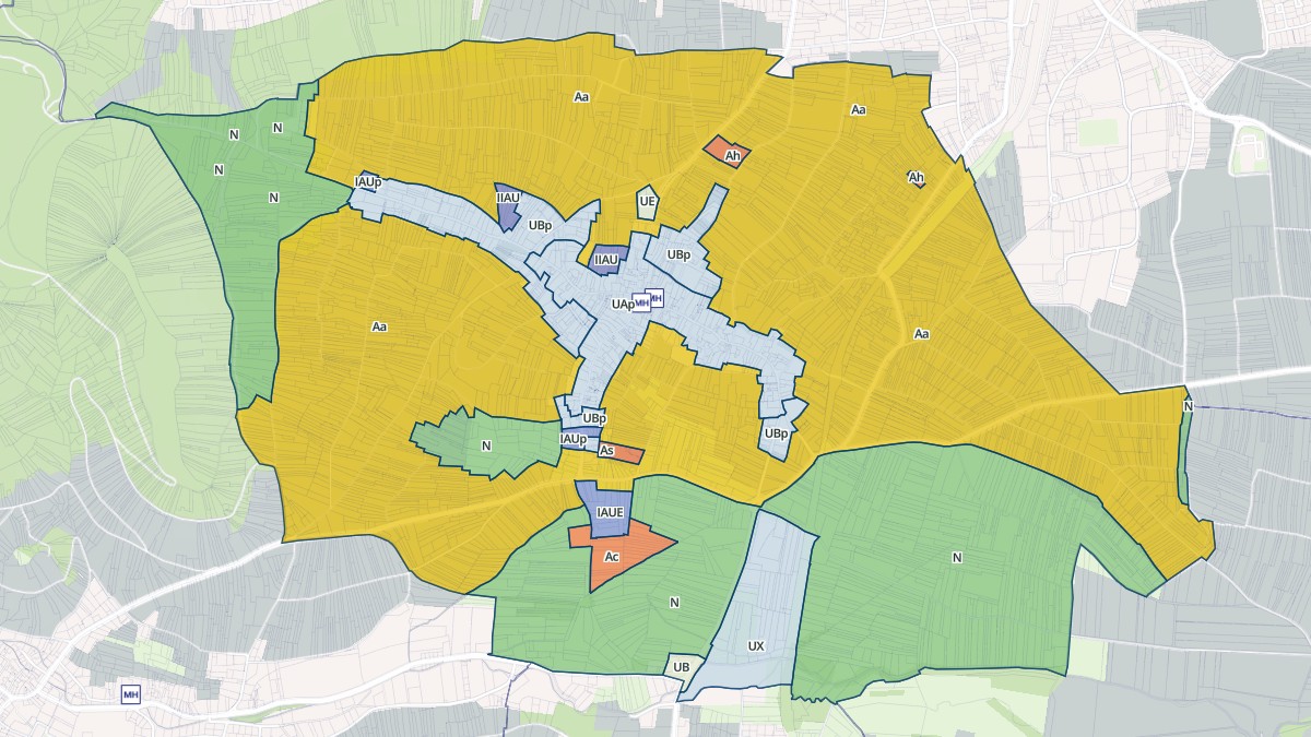 Aperçu cartographique de Mittelbergheim, centré sur la commune