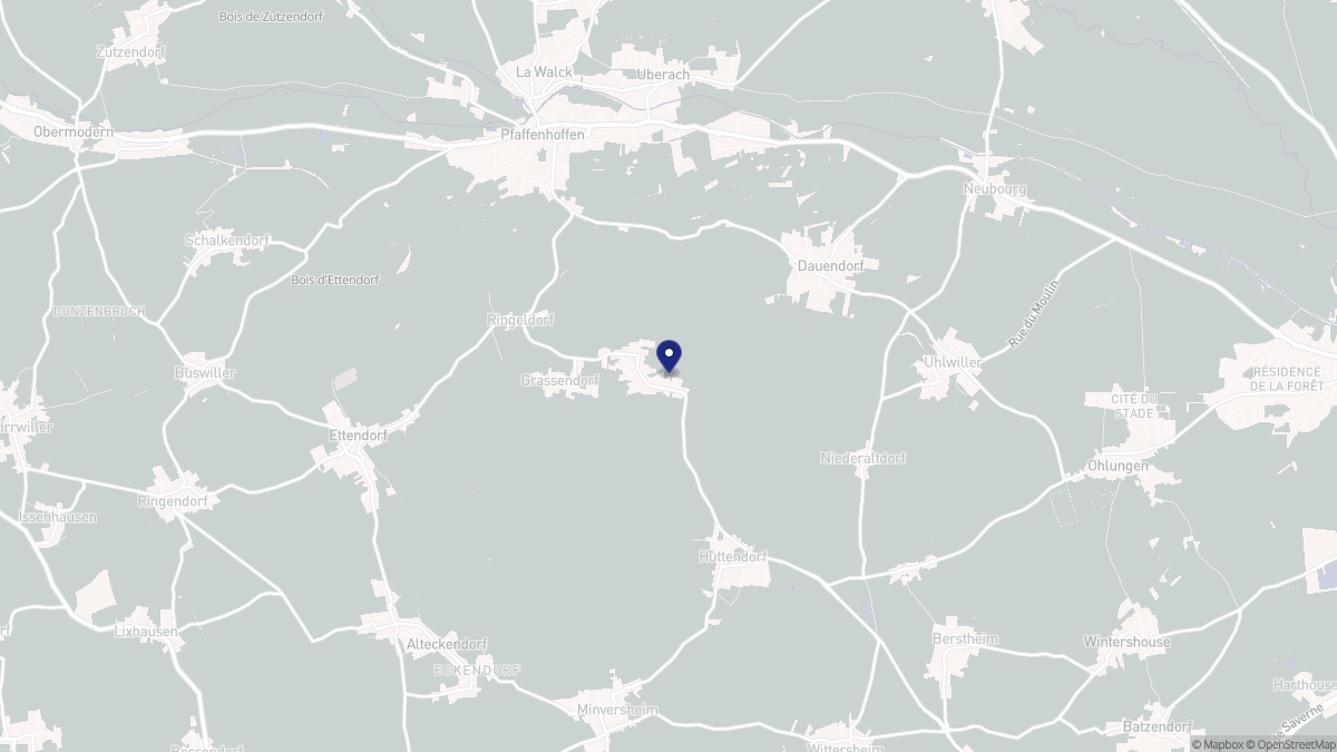Aperçu cartographique de Morschwiller, centré sur la commune