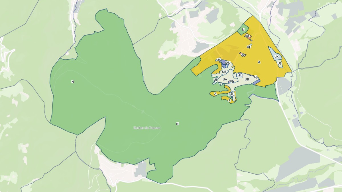 Aperçu cartographique de Neubois, centré sur la commune