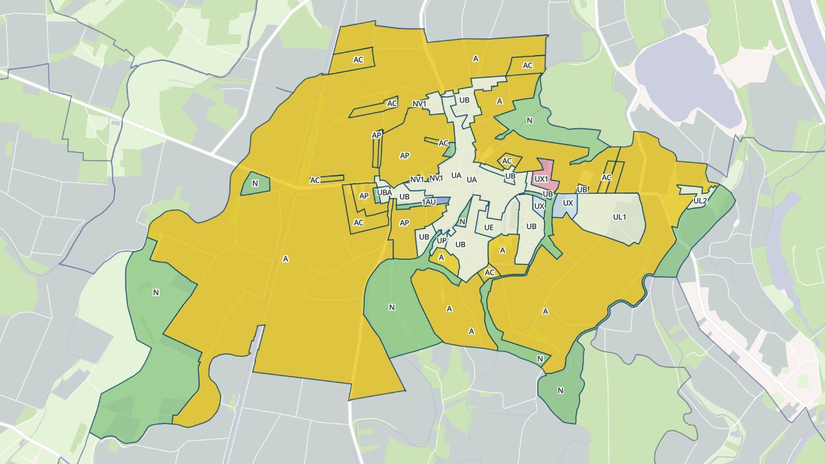 Aperçu cartographique de Obenheim, centré sur la commune