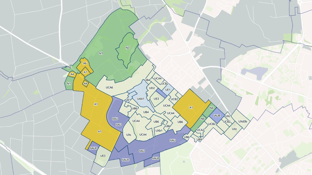 Aperçu cartographique de Oberhausbergen, centré sur la commune