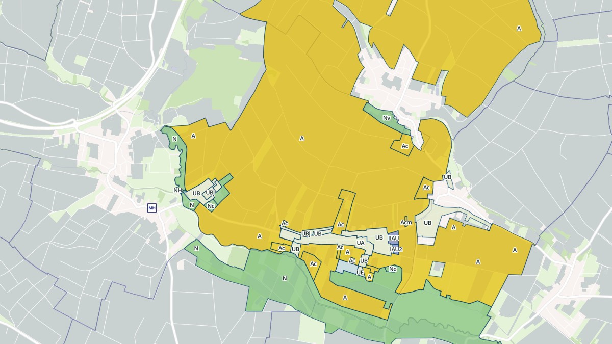Aperçu cartographique de Oberrœdern, centré sur la commune
