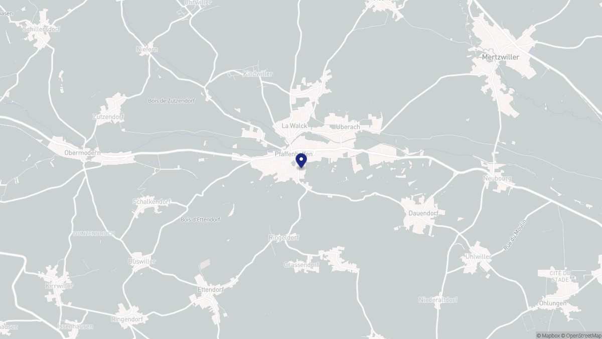 Aperçu cartographique de Val-de-Moder, centré sur la commune
