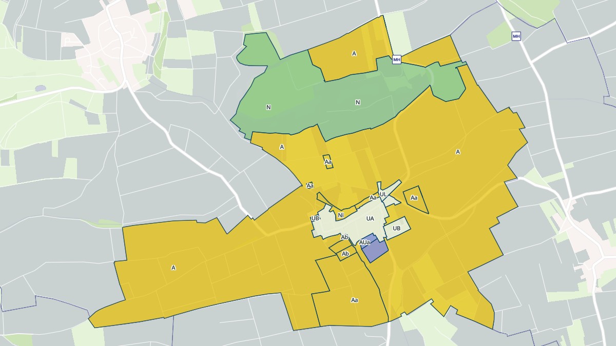 Aperçu cartographique de Printzheim, centré sur la commune