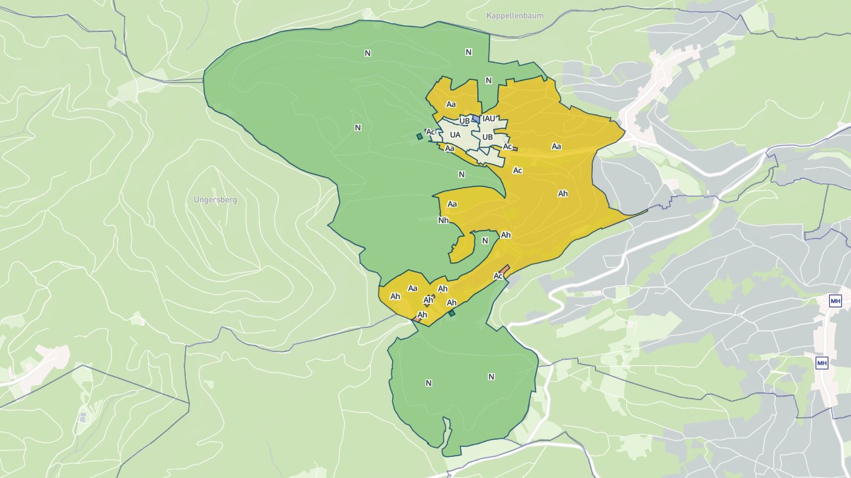 Aperçu cartographique de Reichsfeld, centré sur la commune