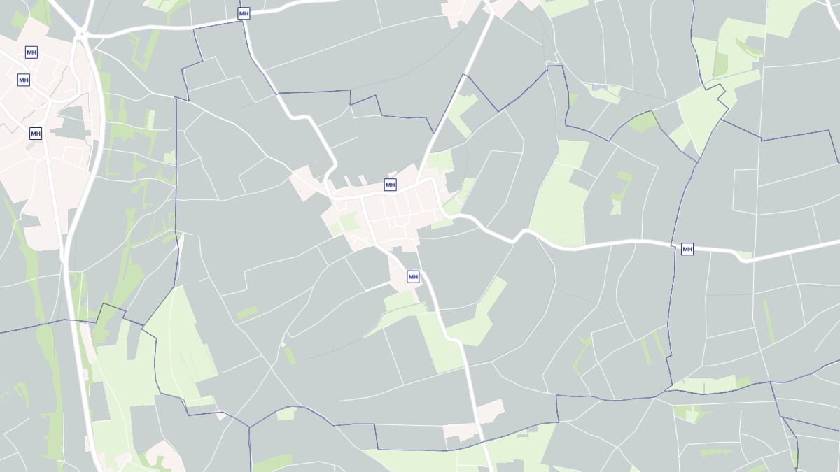 Aperçu cartographique de Reutenbourg, centré sur la commune