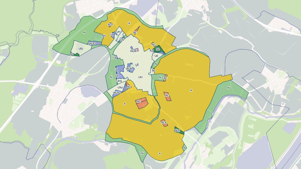 Aperçu cartographique de Rœschwoog, centré sur la commune