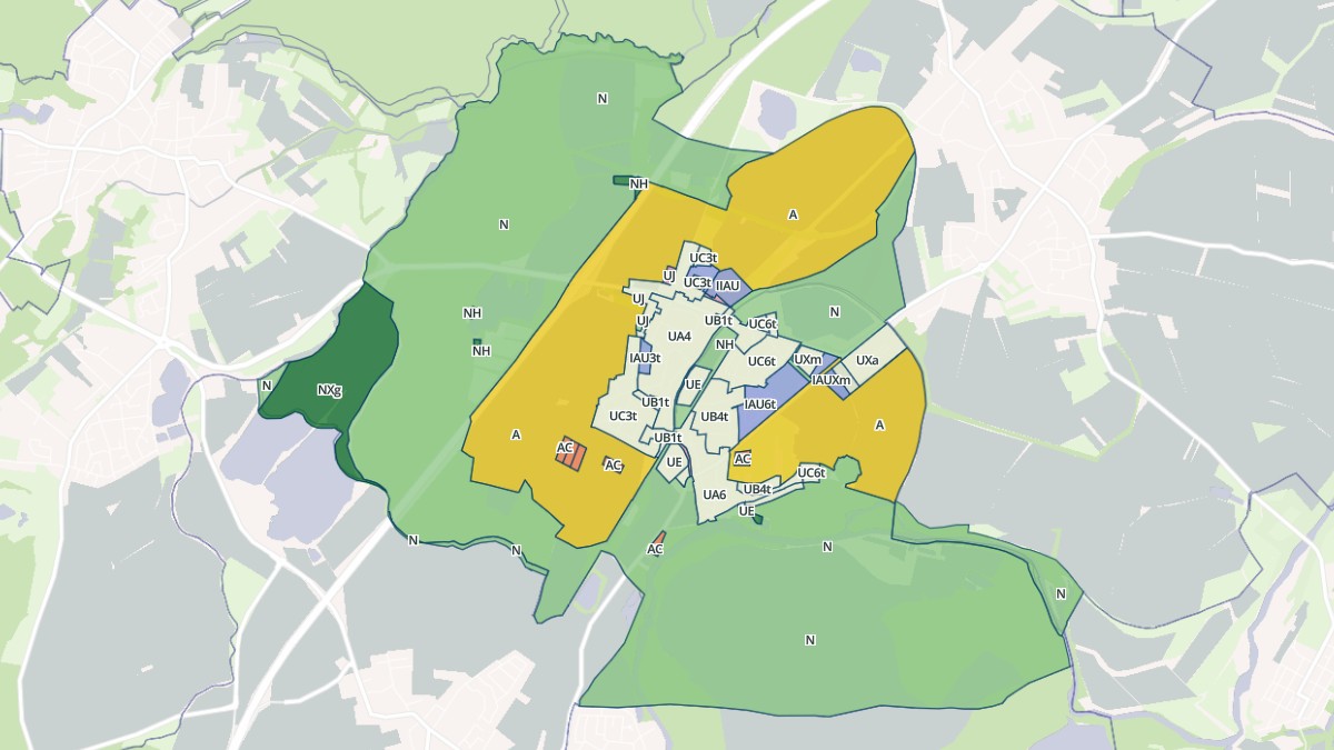 Aperçu cartographique de Rountzenheim-Auenheim, centré sur la commune