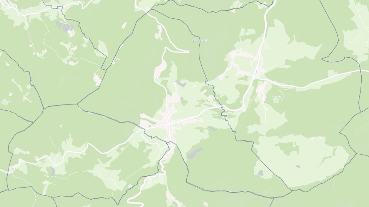 Aperçu cartographique de Saales, centré sur la commune
