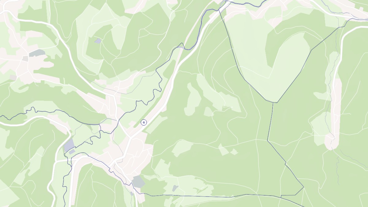 Aperçu cartographique de Saint-Blaise-la-Roche, centré sur la commune