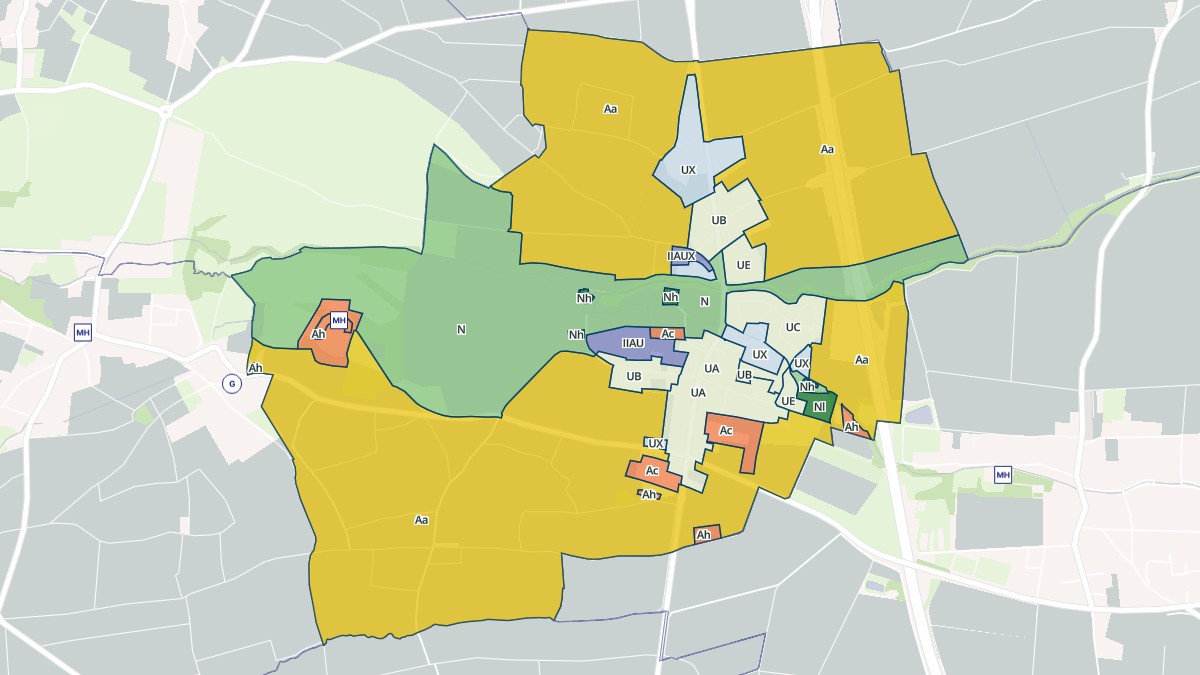 Aperçu cartographique de Saint-Pierre, centré sur la commune